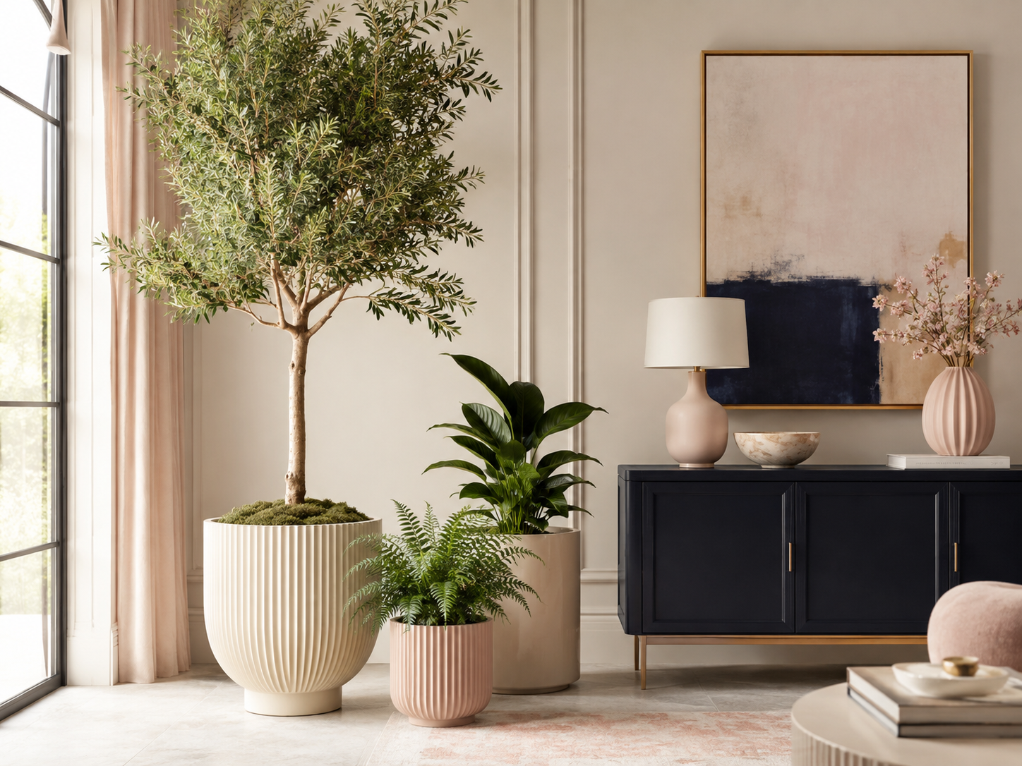 Residential interior plantscaping