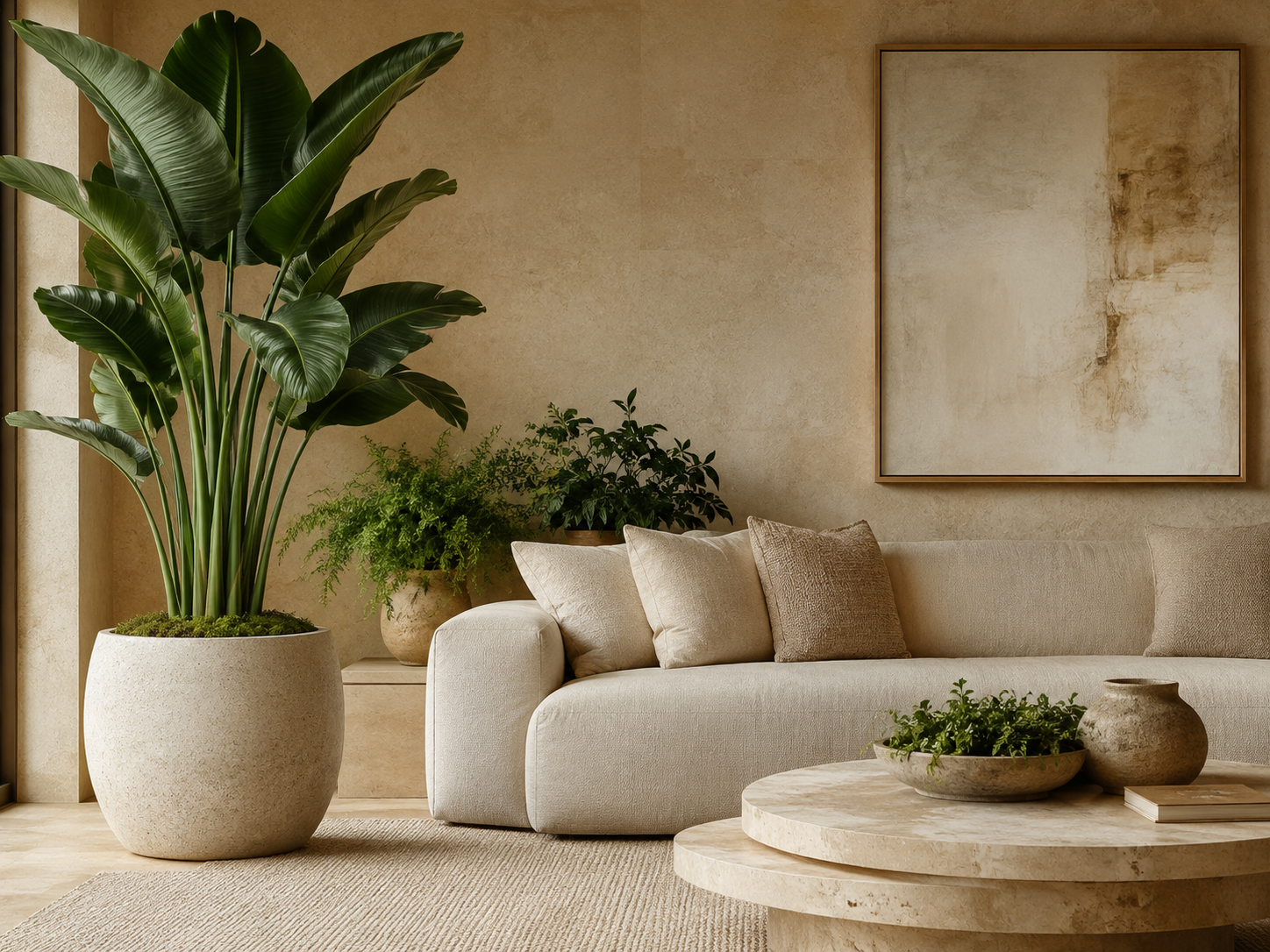 Interior plant design by Pink's Plantscaping